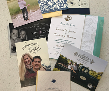Various Save the Dates